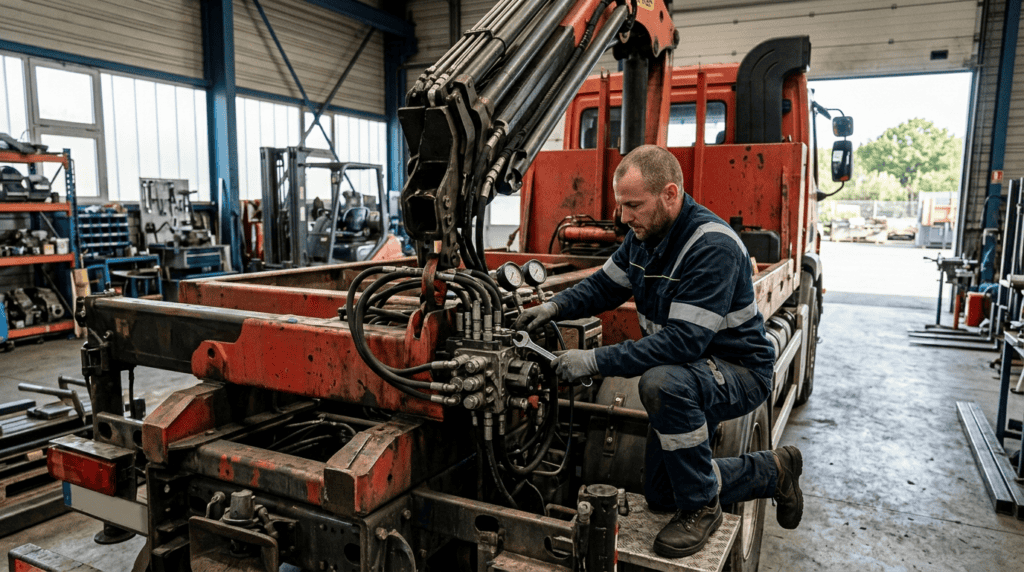 Dépannage Bras de Levage Palfinger