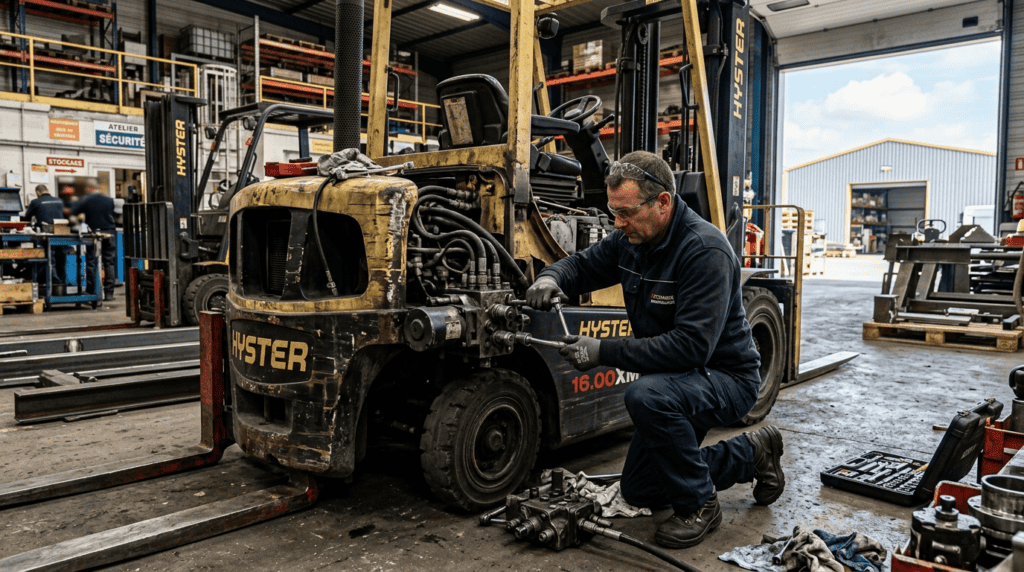 Réparation Chariot Élévateur Hyster