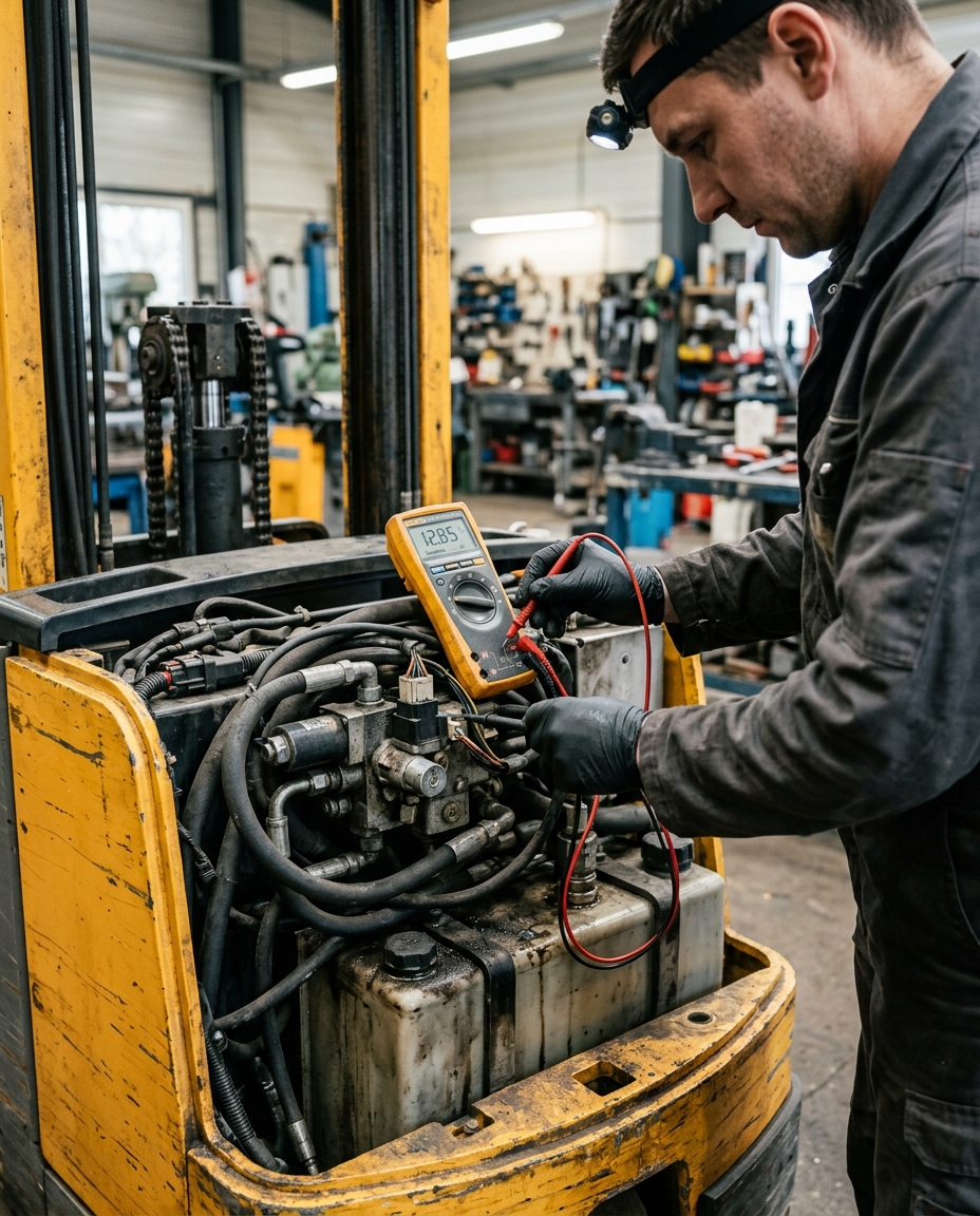 Gerbeur électrique à vérifier ?