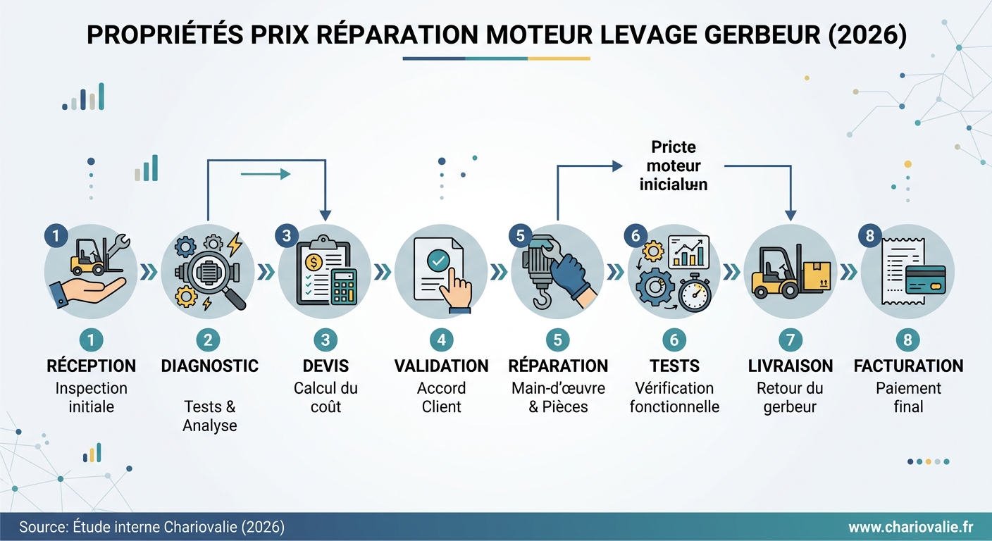 Processus de diagnostic et tests de sécurité des moteurs de levage 2026