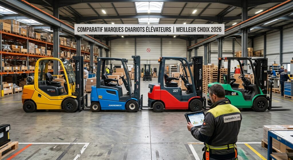 Comparatif des principales marques de chariots élévateurs industriels