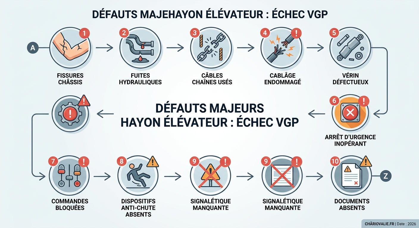Étapes de contrôle technique du hayon élévateur pour réussir la VGP 2026