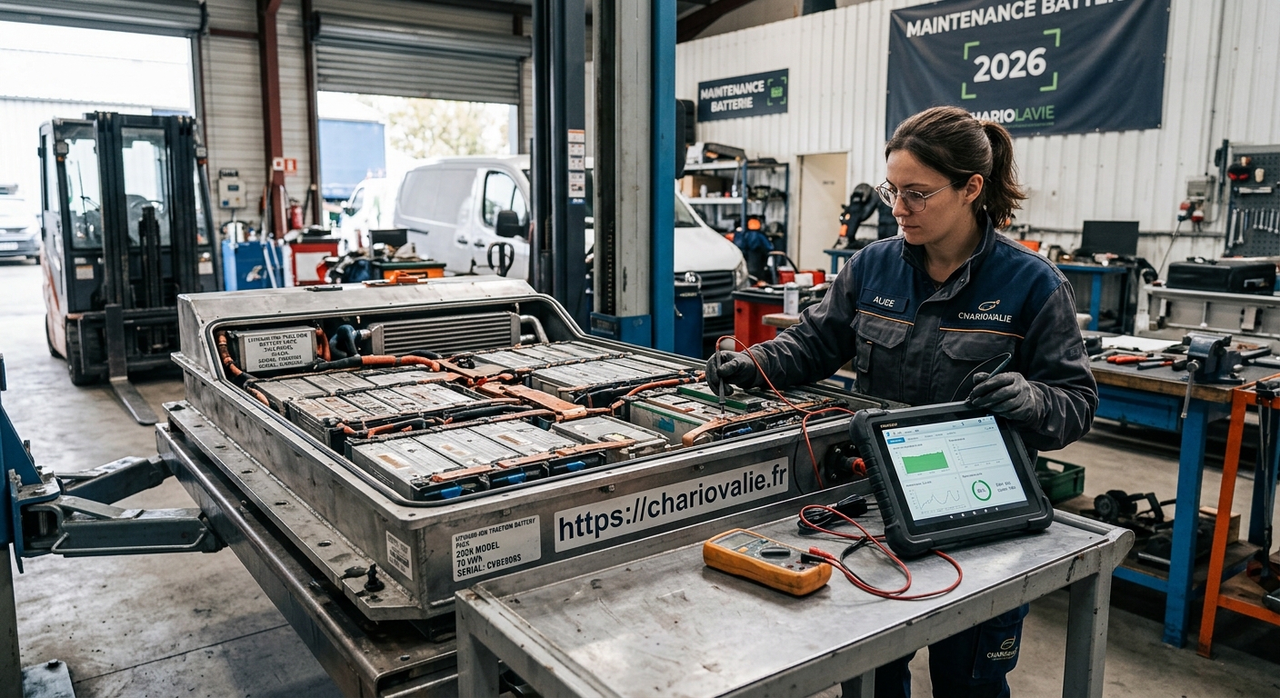 Graphique des facteurs d'usure batterie traction de chariot élévateur